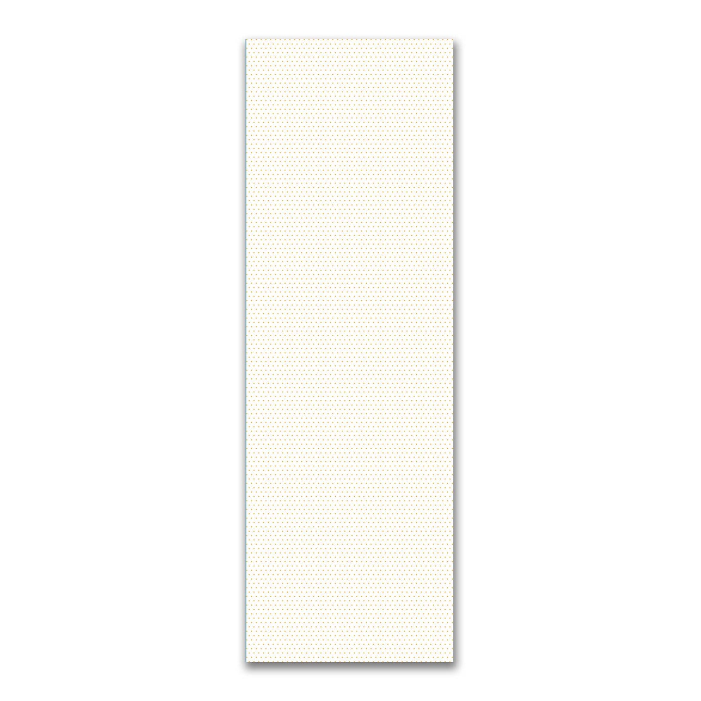 White Spun Polyester Fabric with Fine Yellow-Orange Diamonds #FASP-1390-111