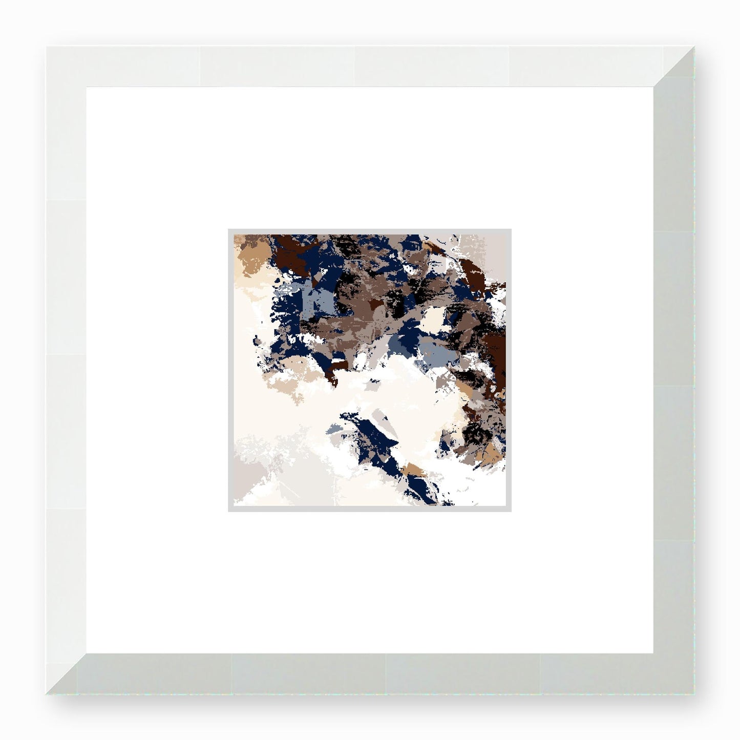 Framed Graphic Art Print, Faux Mat - 12x12 inches | FMS-1160-7693, Prints, Graphic art, White Frame,12 x 12 inches