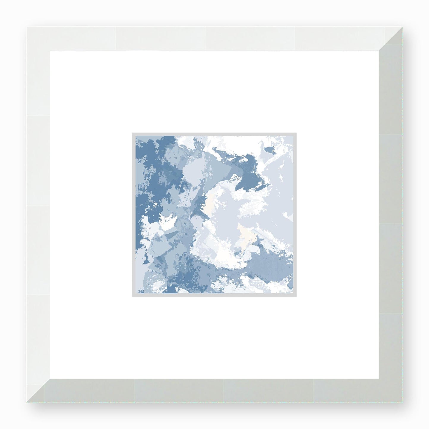 Framed Graphic Art Print, Faux Mat - 12x12 inches | FMS-1230-7691, Prints, Fine art, White Frame,12 x 12 inches