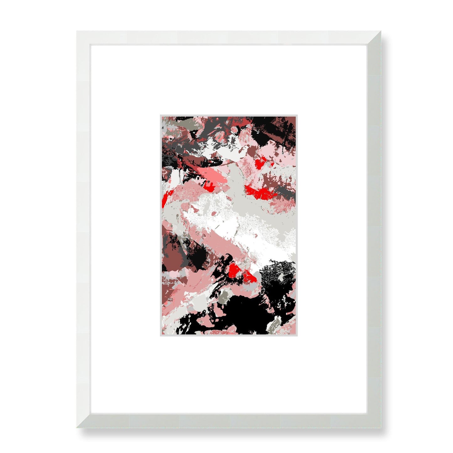 Framed Graphic Art Print, Faux Mat - 18x24 inches | FMV-1190-7689, Prints, Graphic art, White Frame, 45 x 60 cm ,18 x 24 inches