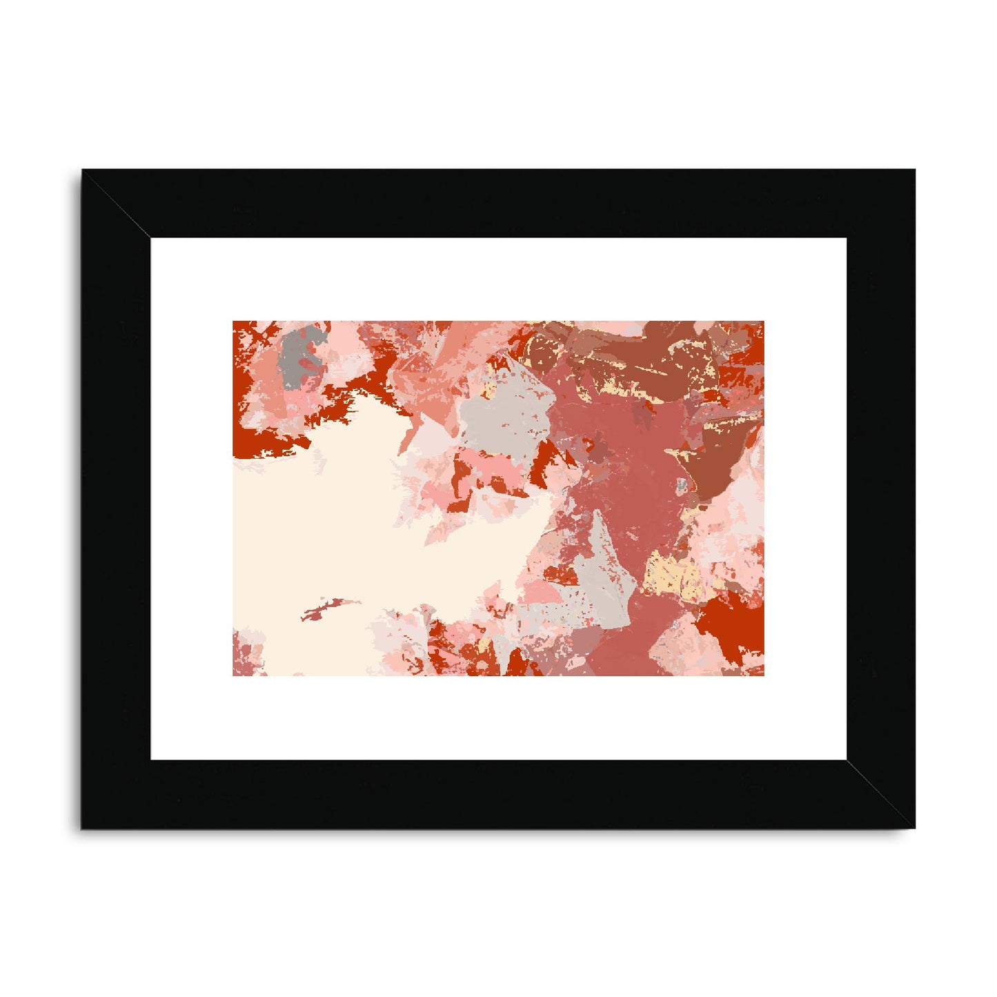 Framed Graphic Art Print, fph-1130-7692, 8"x6", Black Frame