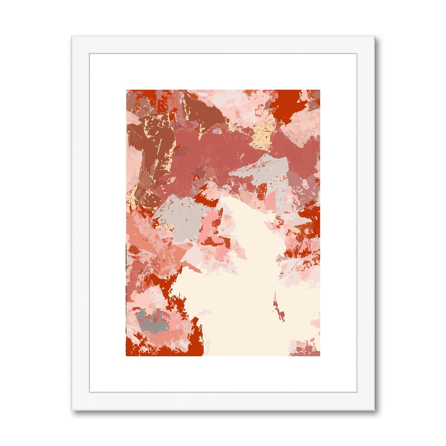 Framed Graphic Art Print, fpv-1130-7692, 11"x14", White Frame