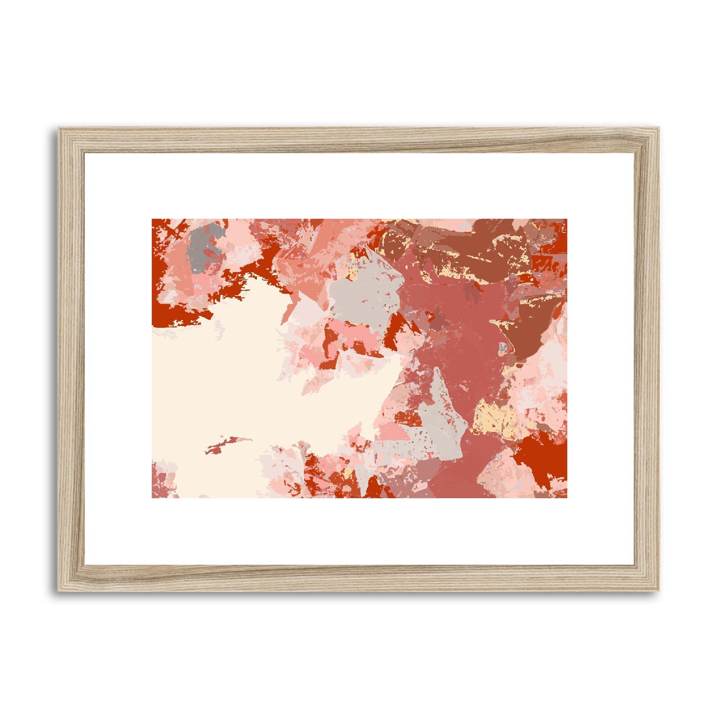 Framed Graphic Art Print, fph-1130-7692, 16"x12", Natural Frame