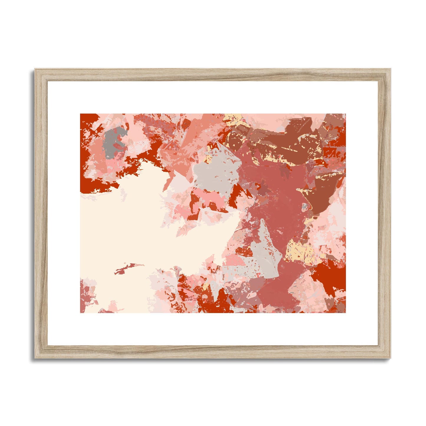 Framed Graphic Art Print, fph-1130-7692, 20"x16", Natural Frame