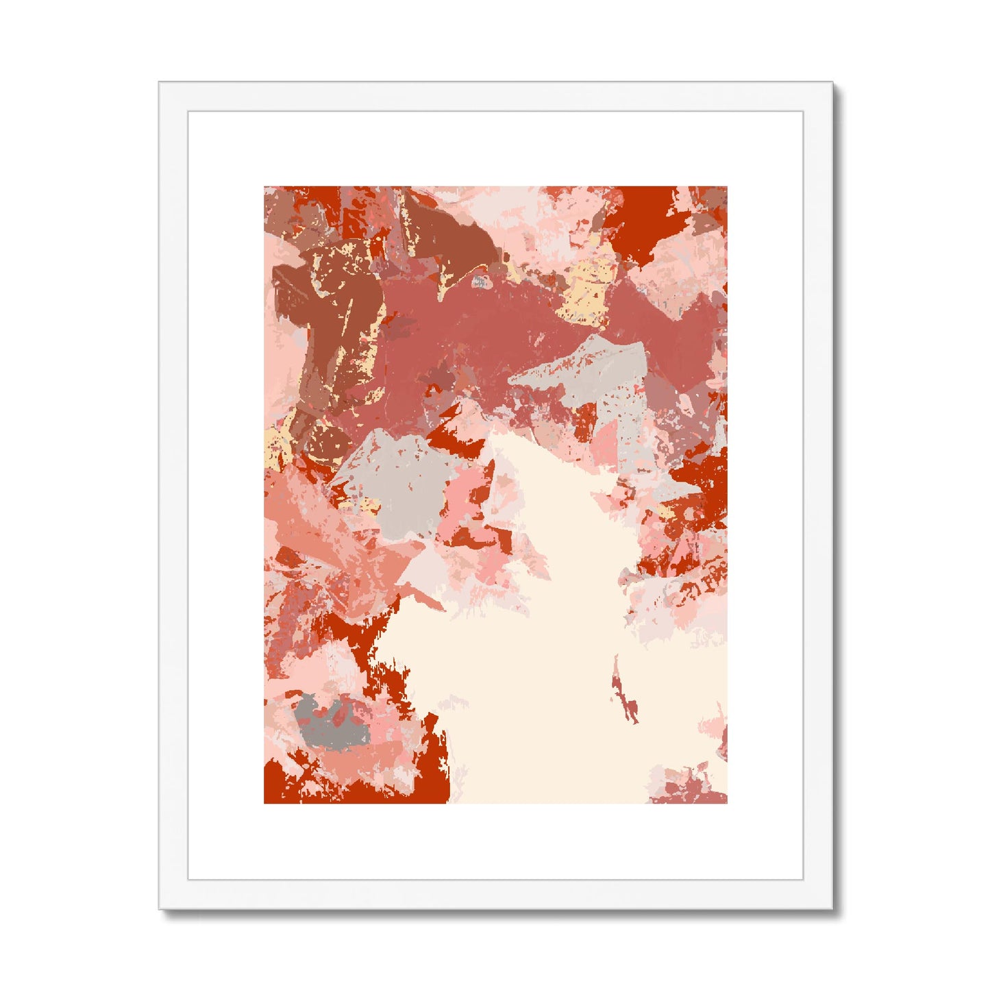 Framed Graphic Art Print, fpv-1130-7692, 16"x20", White Frame