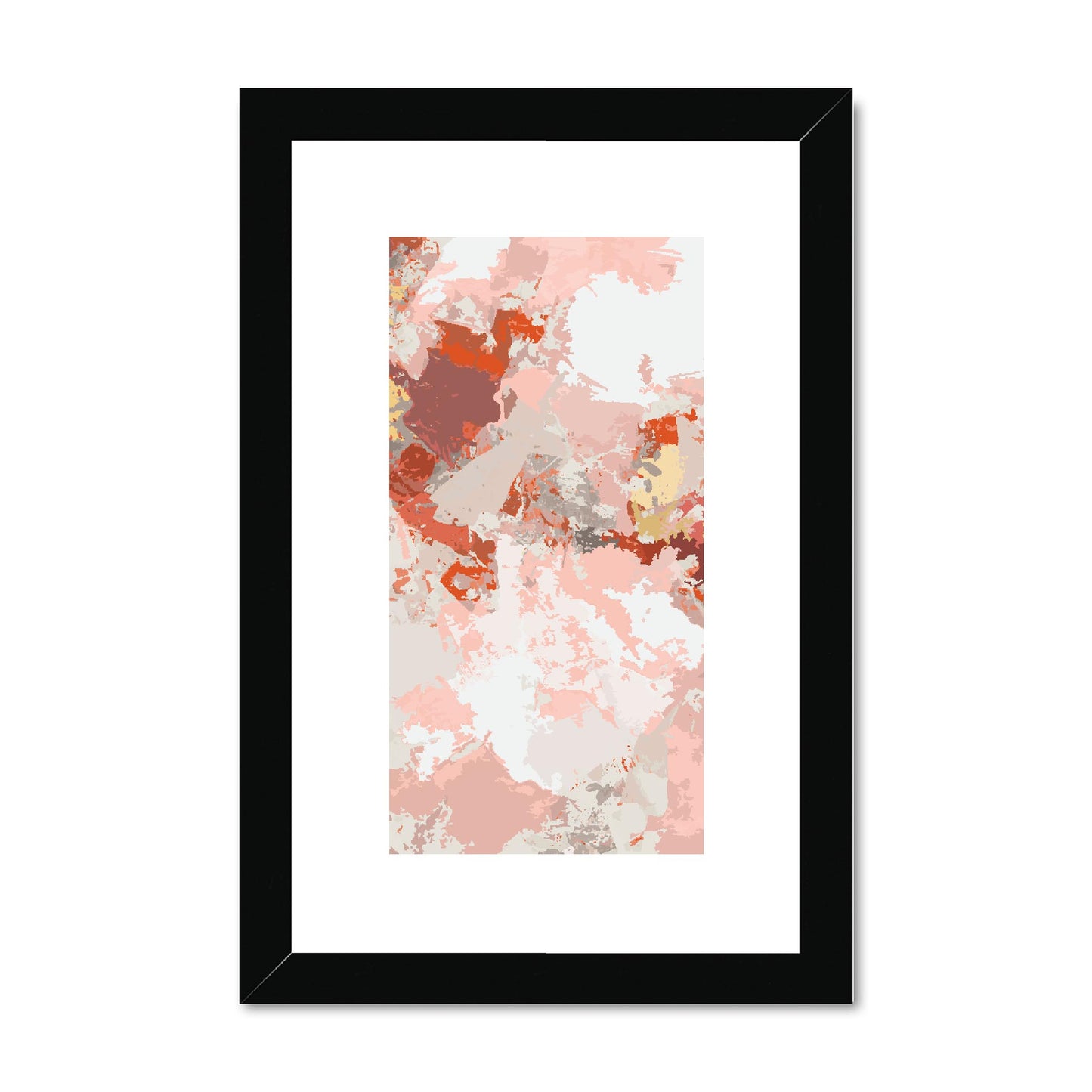 Framed Graphic Art Print, fpv-1130-7698, 8"x12", Black Frame