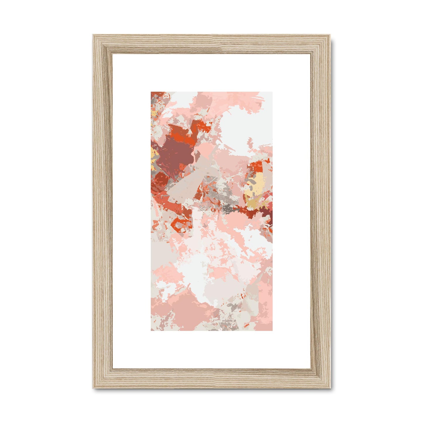 Framed Graphic Art Print, fpv-1130-7698, 8"x12", Natural Frame