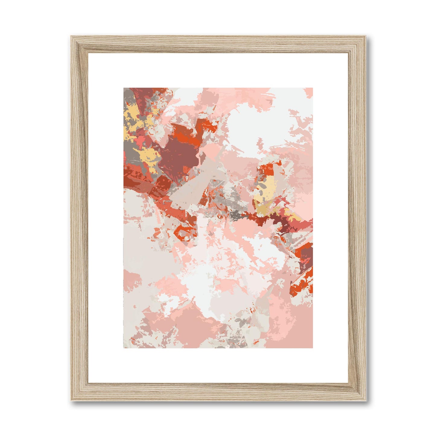 Framed Graphic Art Print, fpv-1130-7698, 11"x14", Natural Frame