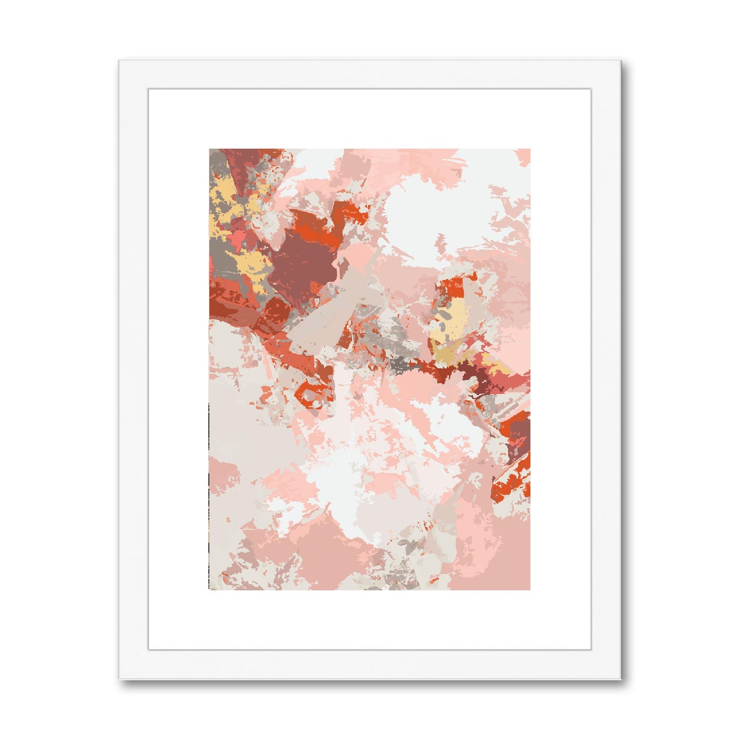 Framed Graphic Art Print, fpv-1130-7698, 11"x14", White Frame