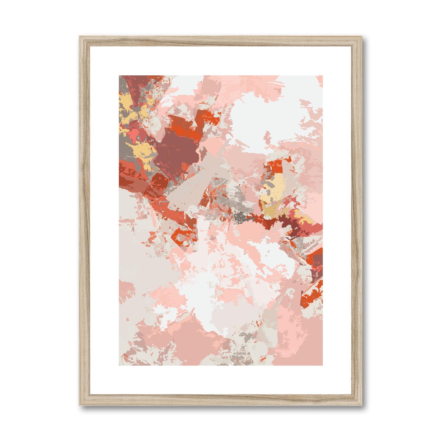 Framed Graphic Art Print, fpv-1130-7698, 18"x24", Natural Frame