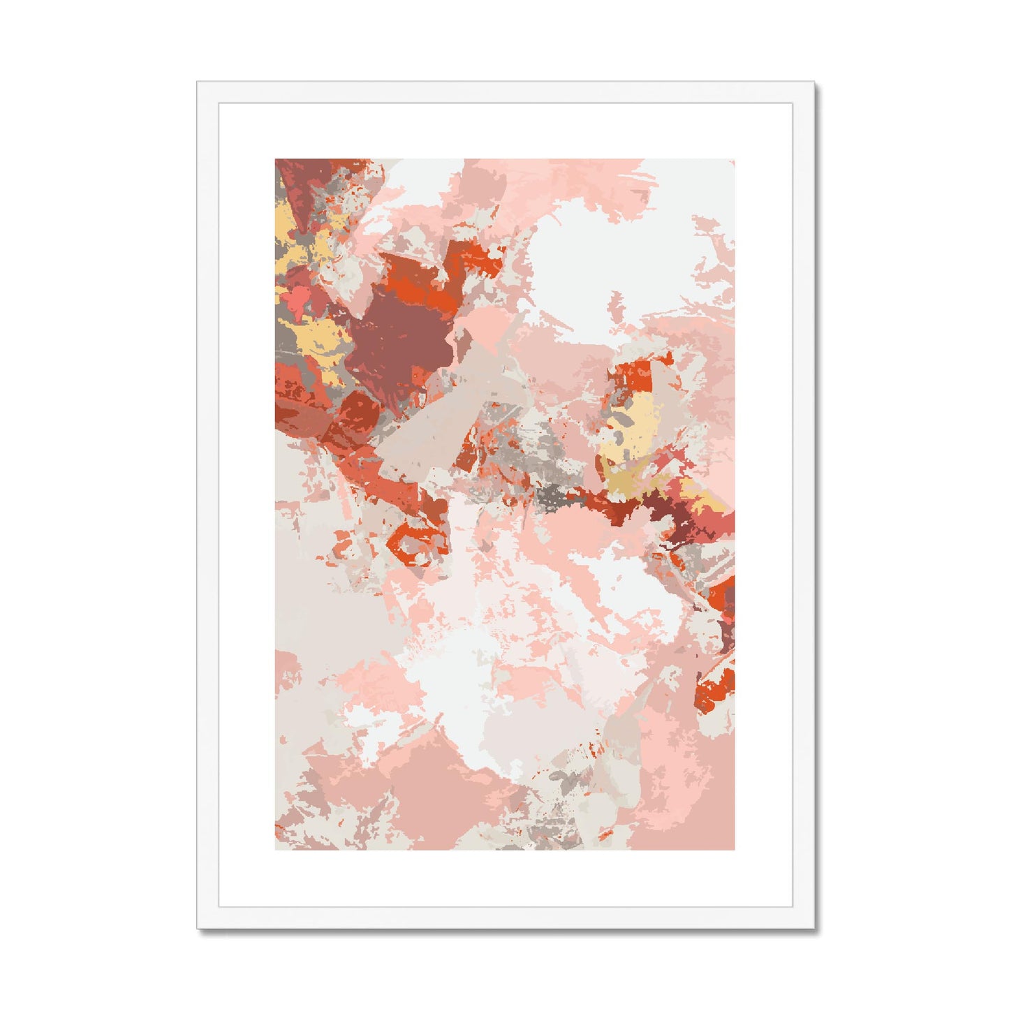 Framed Graphic Art Print, fpv-1130-7698, 20"x28", White Frame