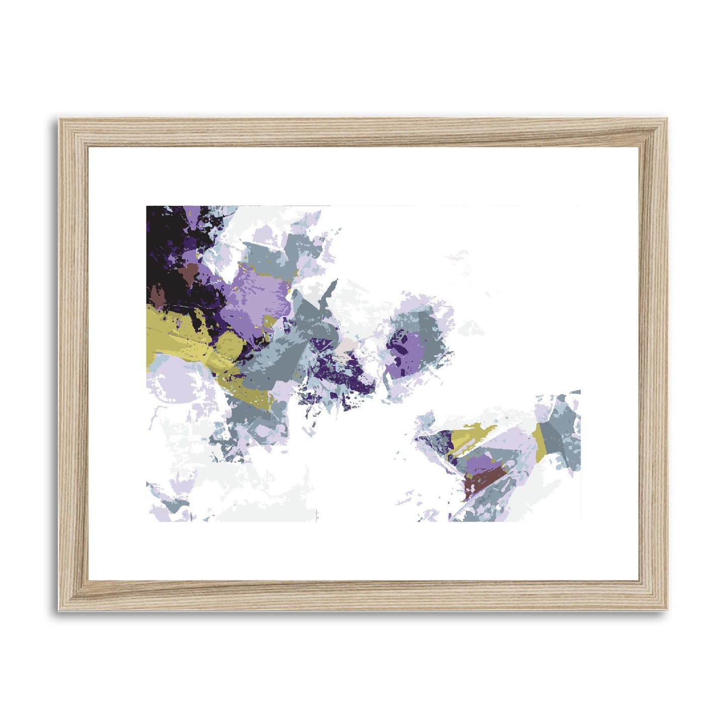 Framed Graphic Art Print, fph-1140-7694, 14"x11", Natural Frame