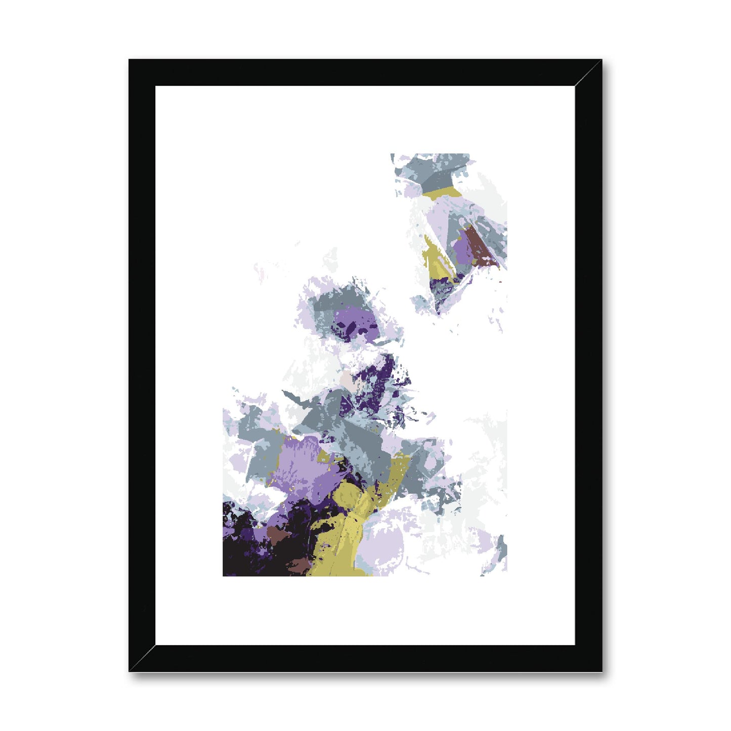 Framed Graphic Art Print, fpv-1140-7694, 12"x16", Black Frame