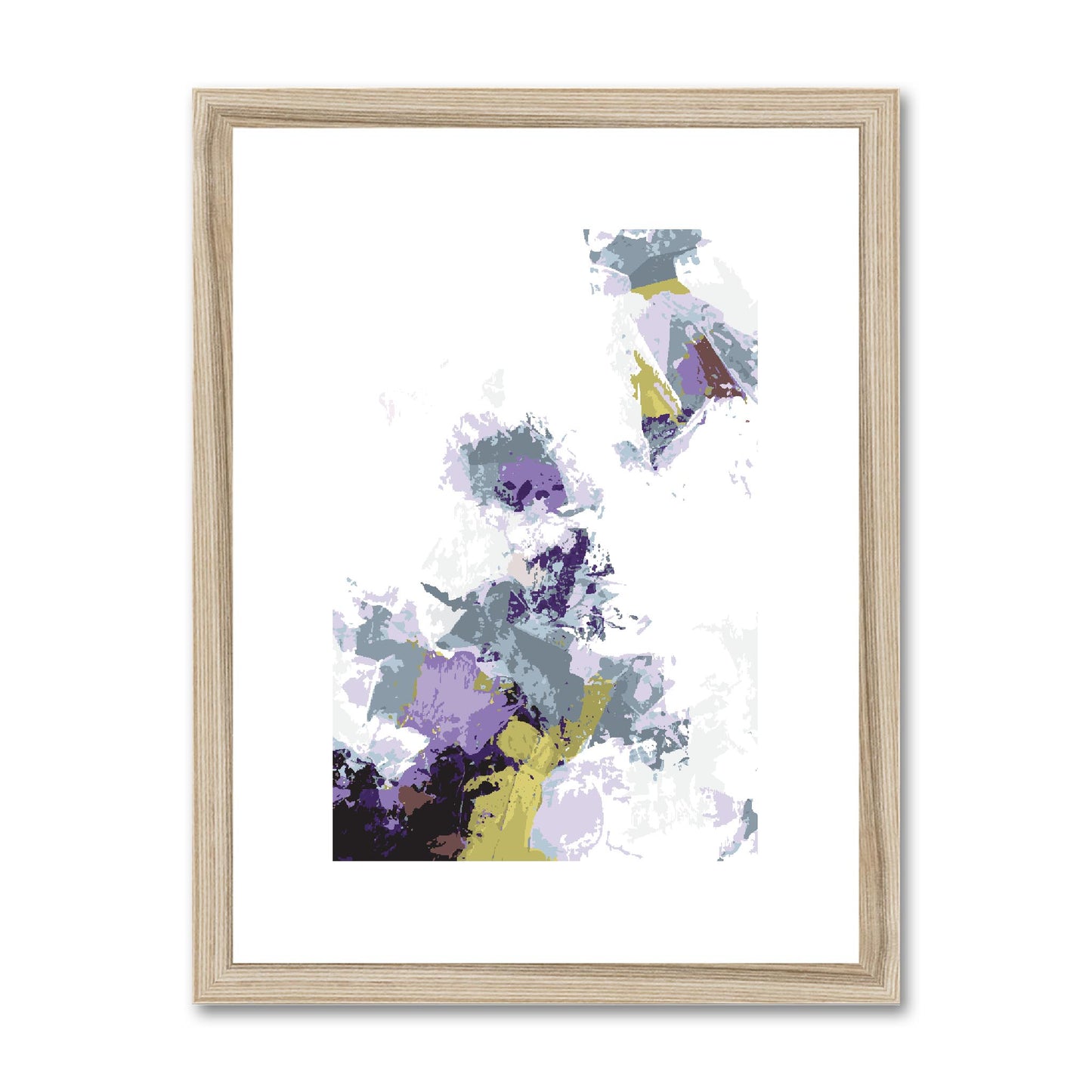 Framed Graphic Art Print, fpv-1140-7694, 12"x16", Natural Frame