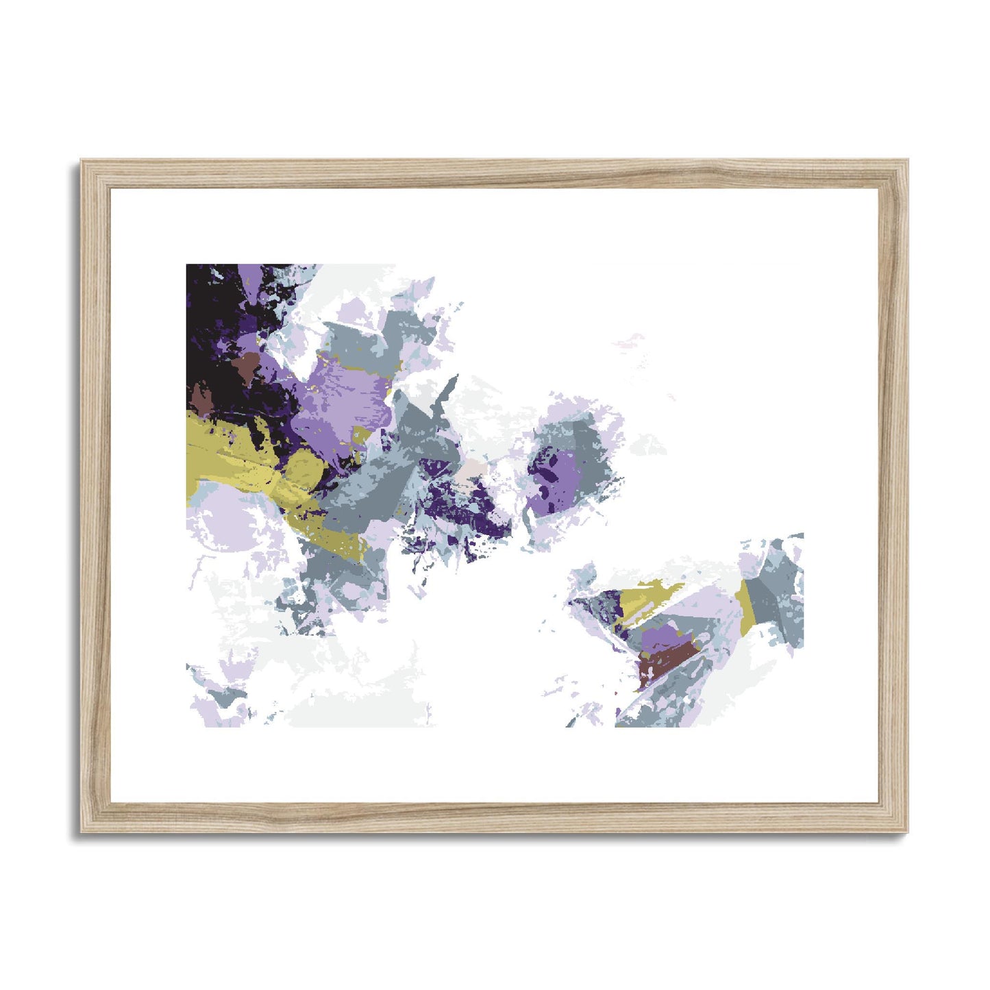 Framed Graphic Art Print, fph-1140-7694, 20"x16", Natural Frame
