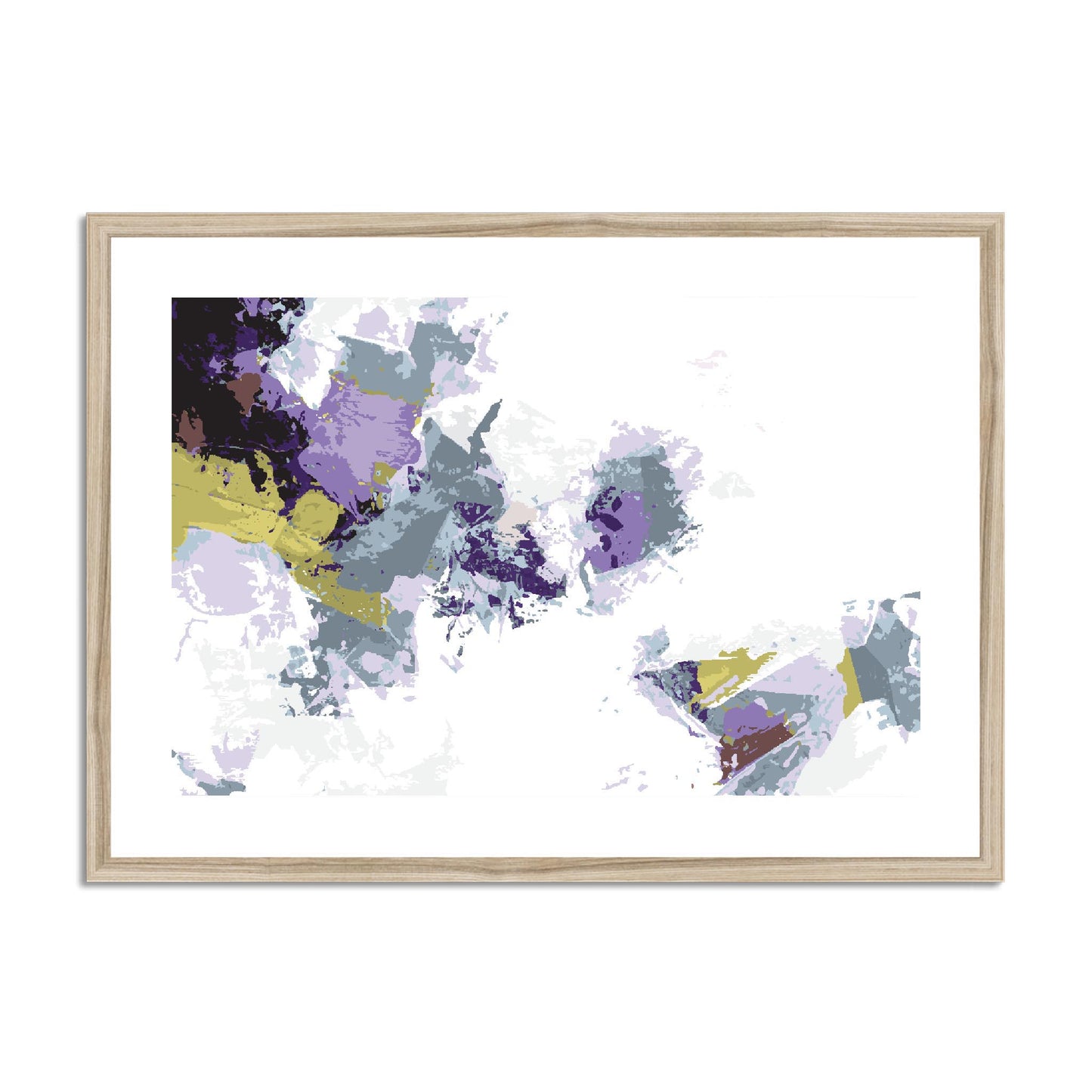 Framed Graphic Art Print, fph-1140-7694, 28"x20", Natural Frame