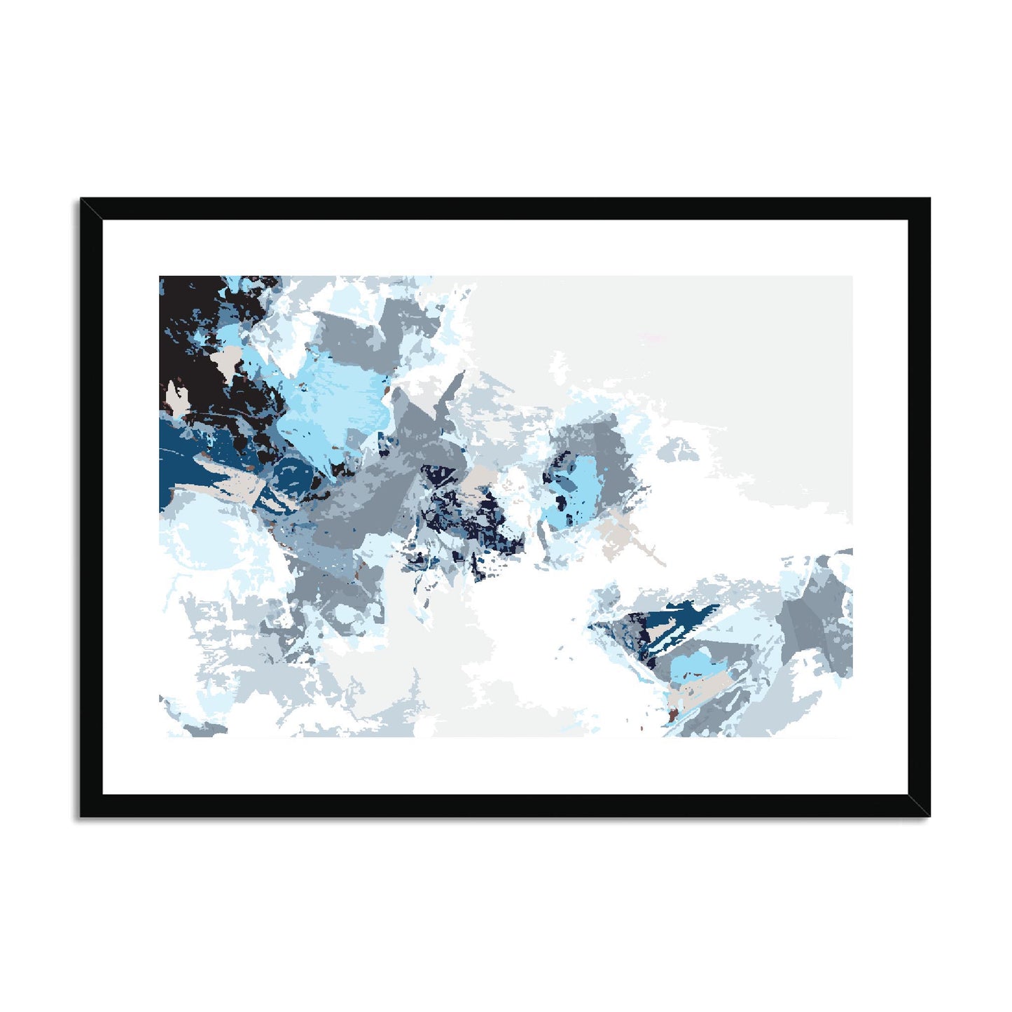 Framed Graphic Art Print, fph-1150-7694, 28"x20", Black Frame