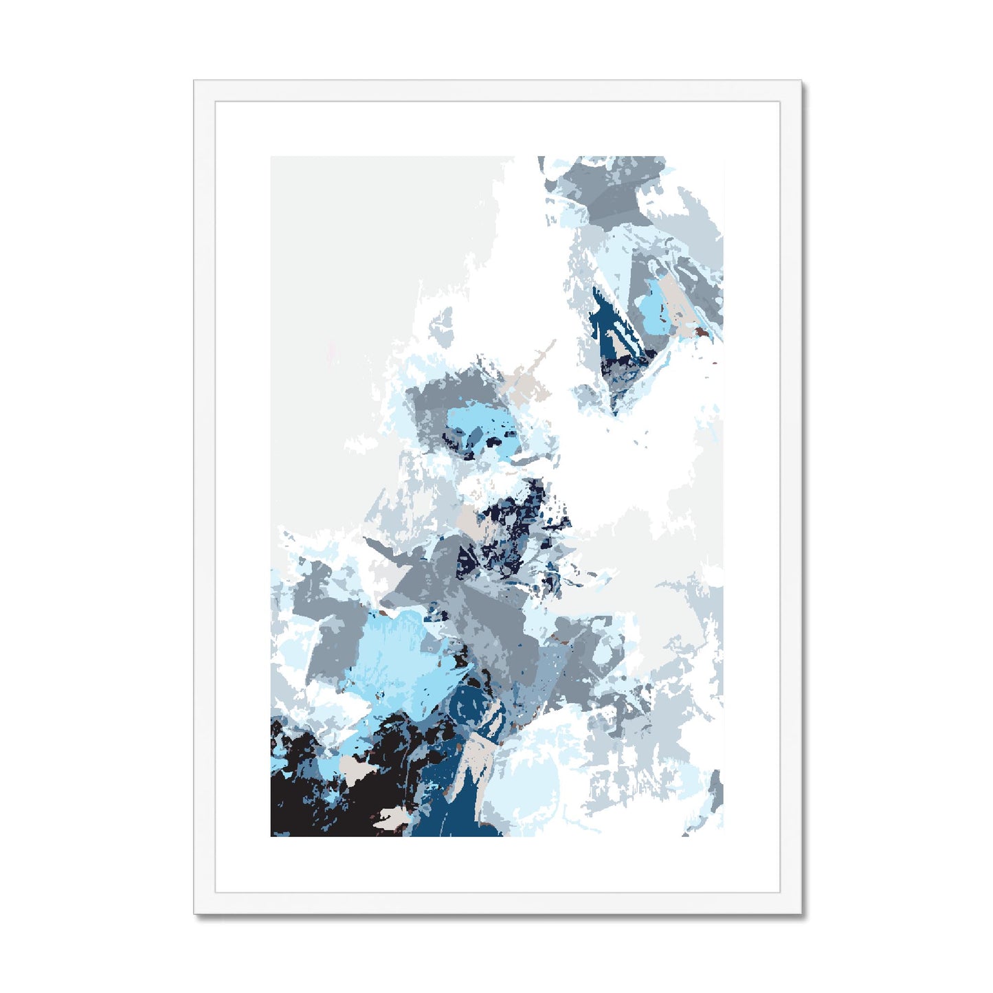 Framed Graphic Art Print, fpv-1150-7694, 20"x28", White Frame