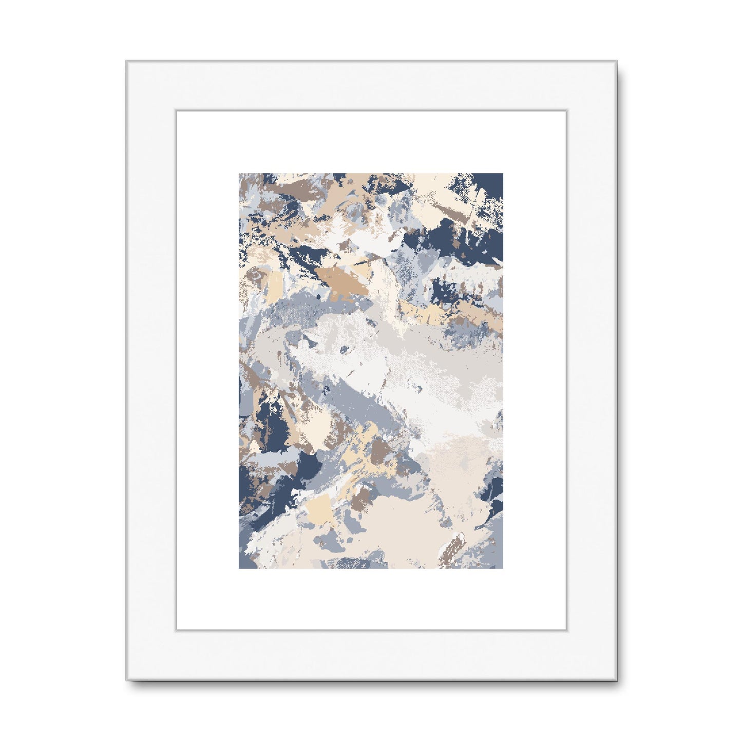 Framed Graphic Art Print, fpv-1160-7689, 6"x8", White Frame