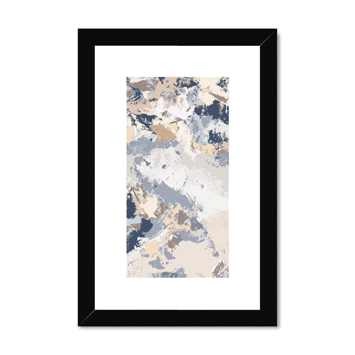 Framed Graphic Art Print, fpv-1160-7689, 8"x12", Black Frame