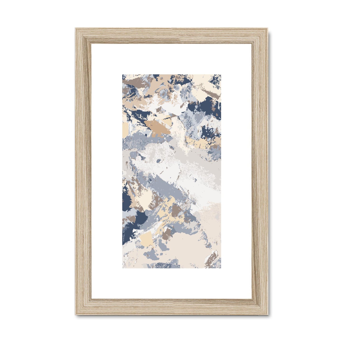 Framed Graphic Art Print, fpv-1160-7689, 8"x12", Natural Frame