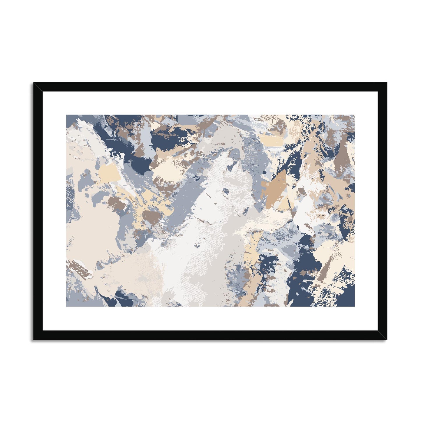 Framed Graphic Art Print, fph-1160-7689, 28"x20", Black Frame