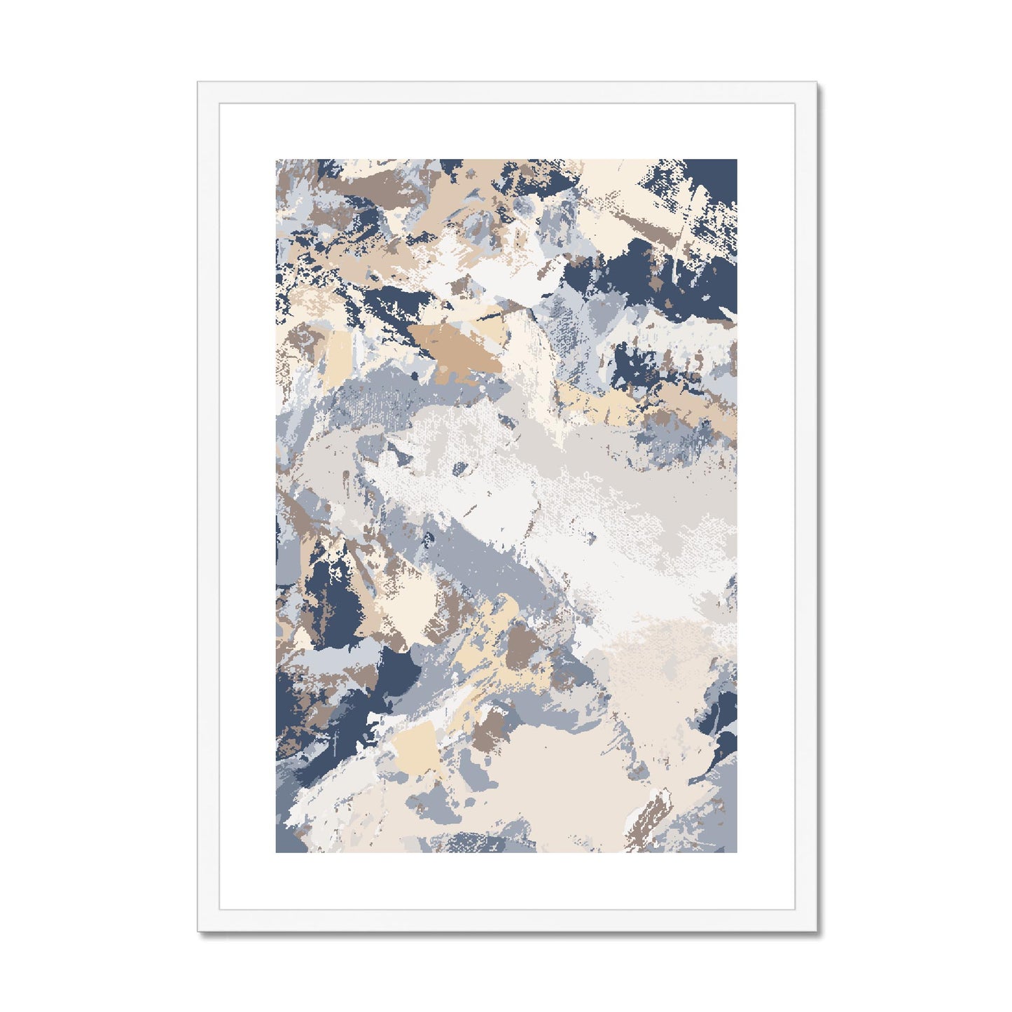 Framed Graphic Art Print, fpv-1160-7689, 20"x28", White Frame