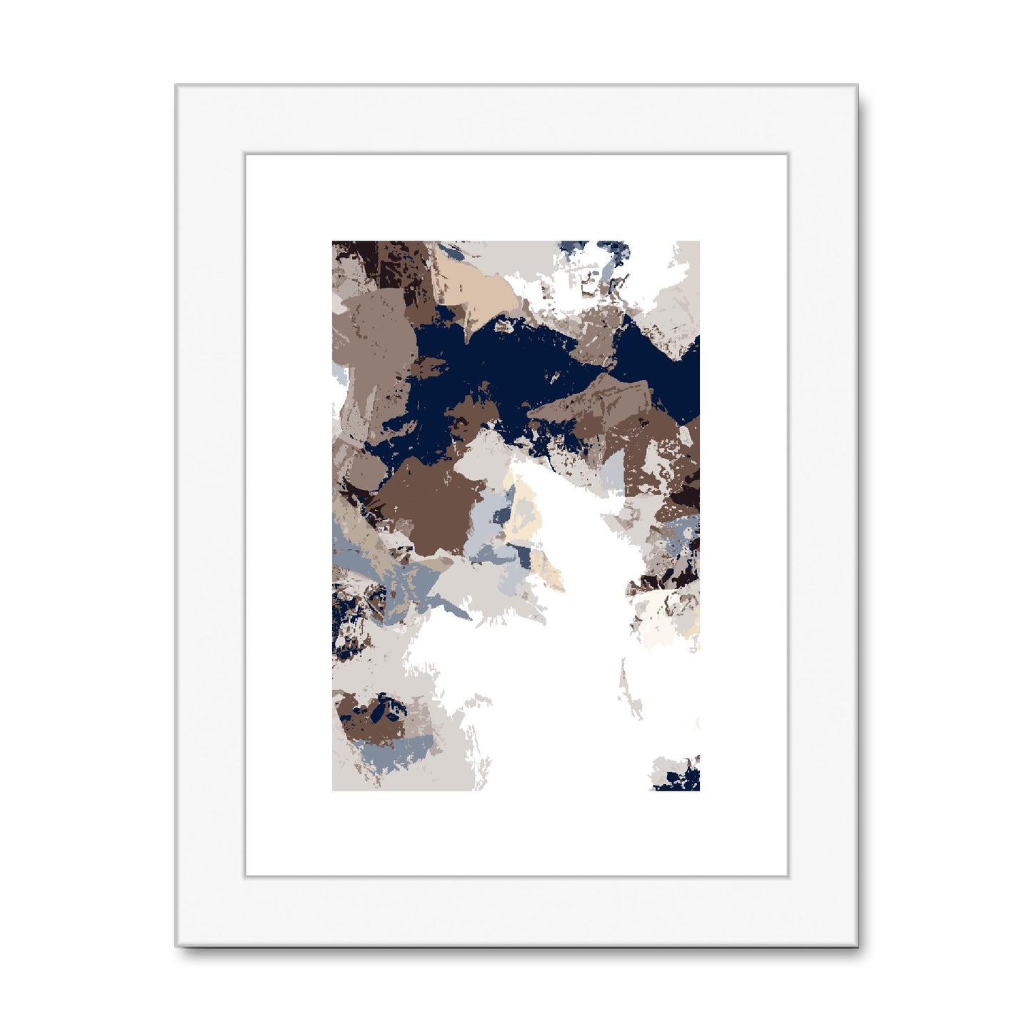 Framed Graphic Art Print, fpv-1160-7692, 6"x8", White Frame
