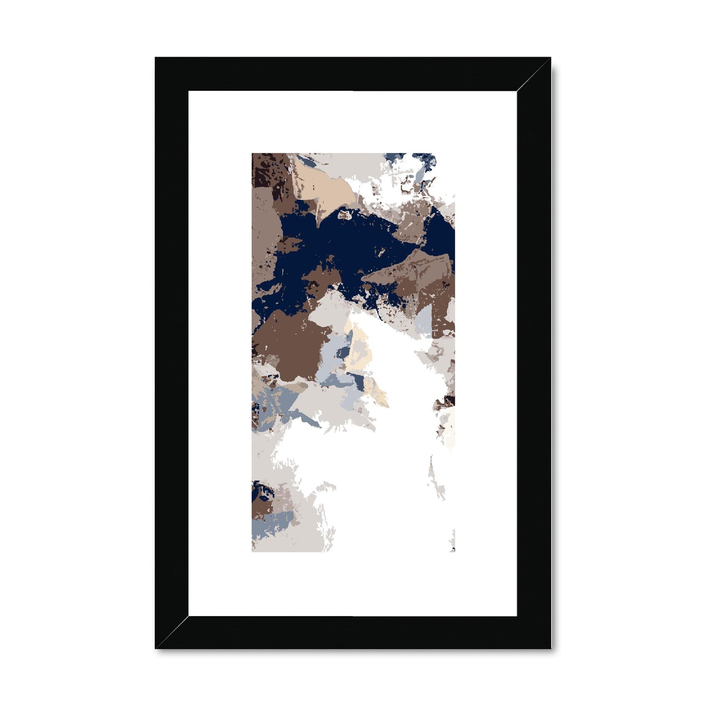 Framed Graphic Art Print, fpv-1160-7692, 8"x12", Black Frame
