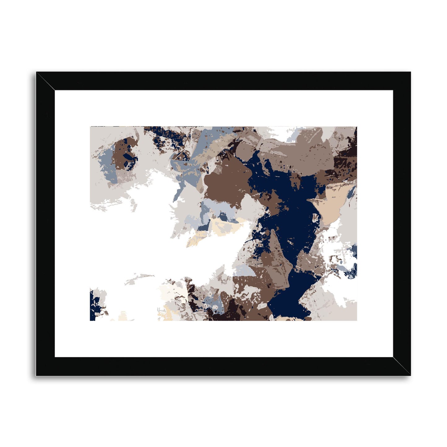 Framed Graphic Art Print, fph-1160-7692, 14"x11", Black Frame