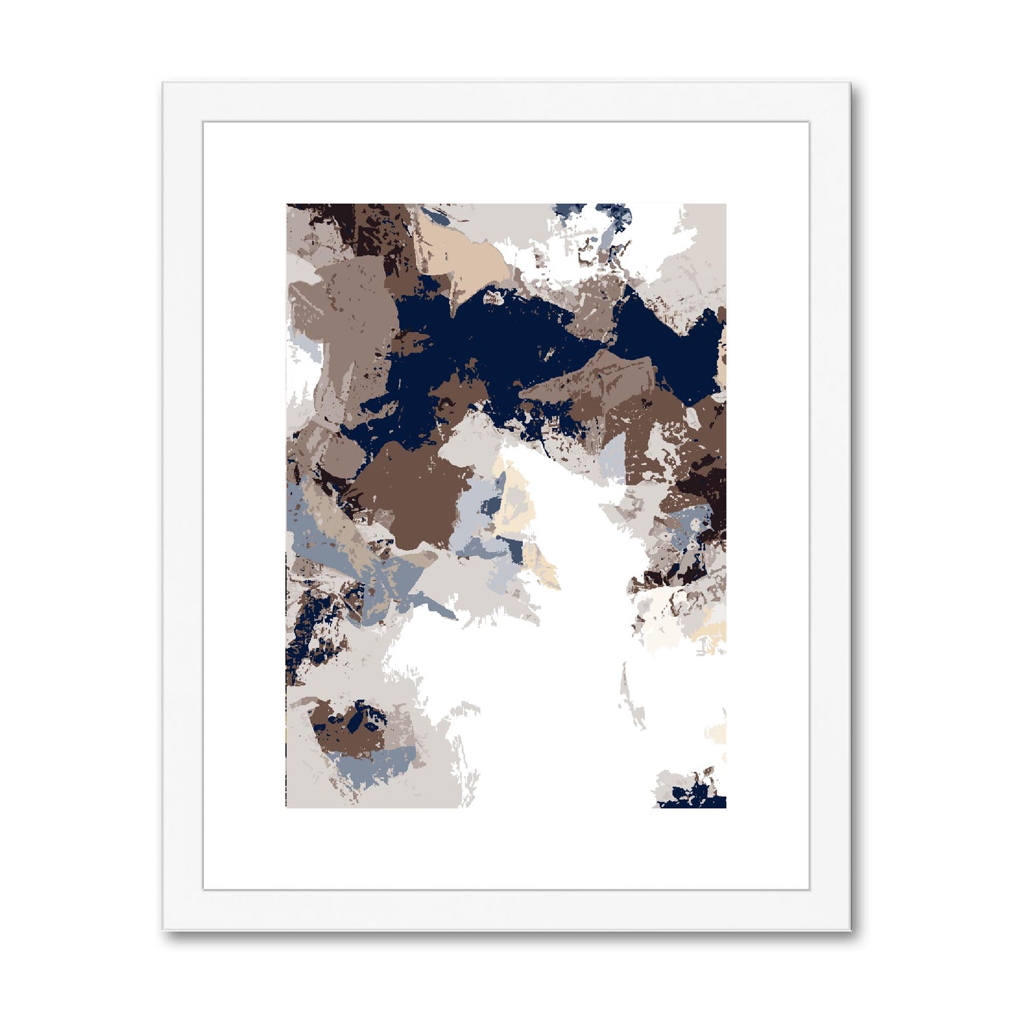 Framed Graphic Art Print, fpv-1160-7692, 11"x14", White Frame