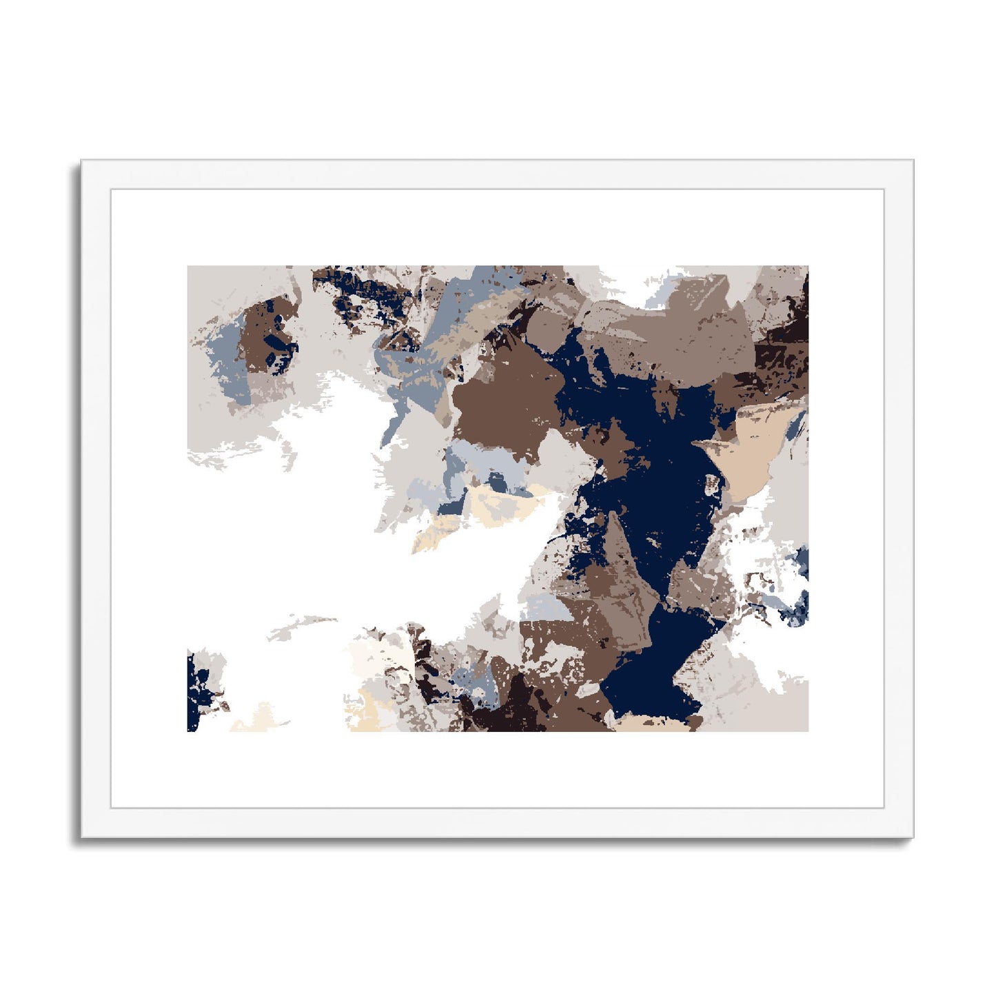 Framed Graphic Art Print, fph-1160-7692, 20"x16", White Frame