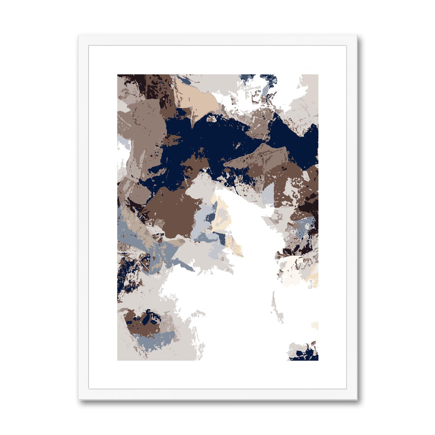 Framed Graphic Art Print, fpv-1160-7692, 18"x24", White Frame