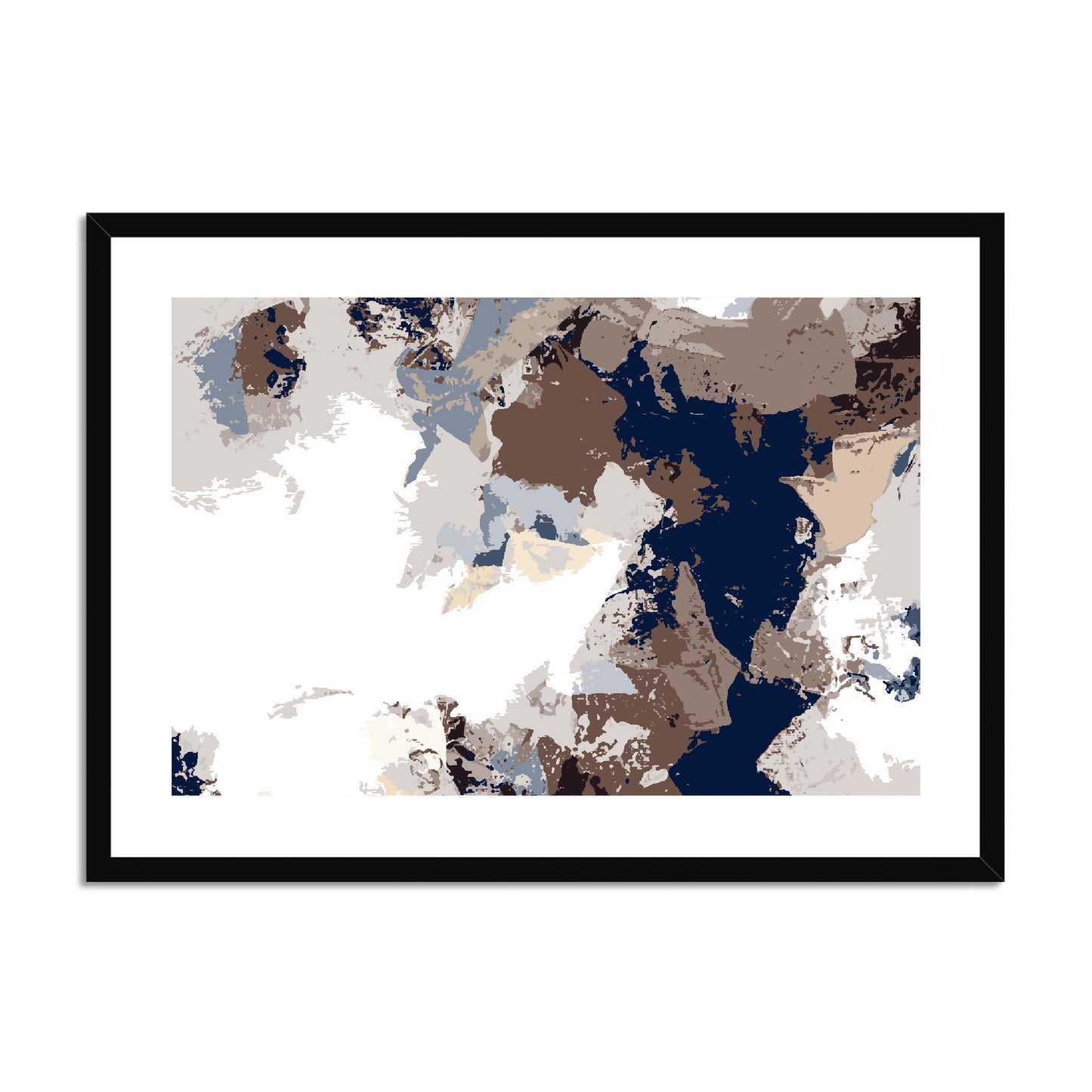 Framed Graphic Art Print, fph-1160-7692, 28"x20", Black Frame