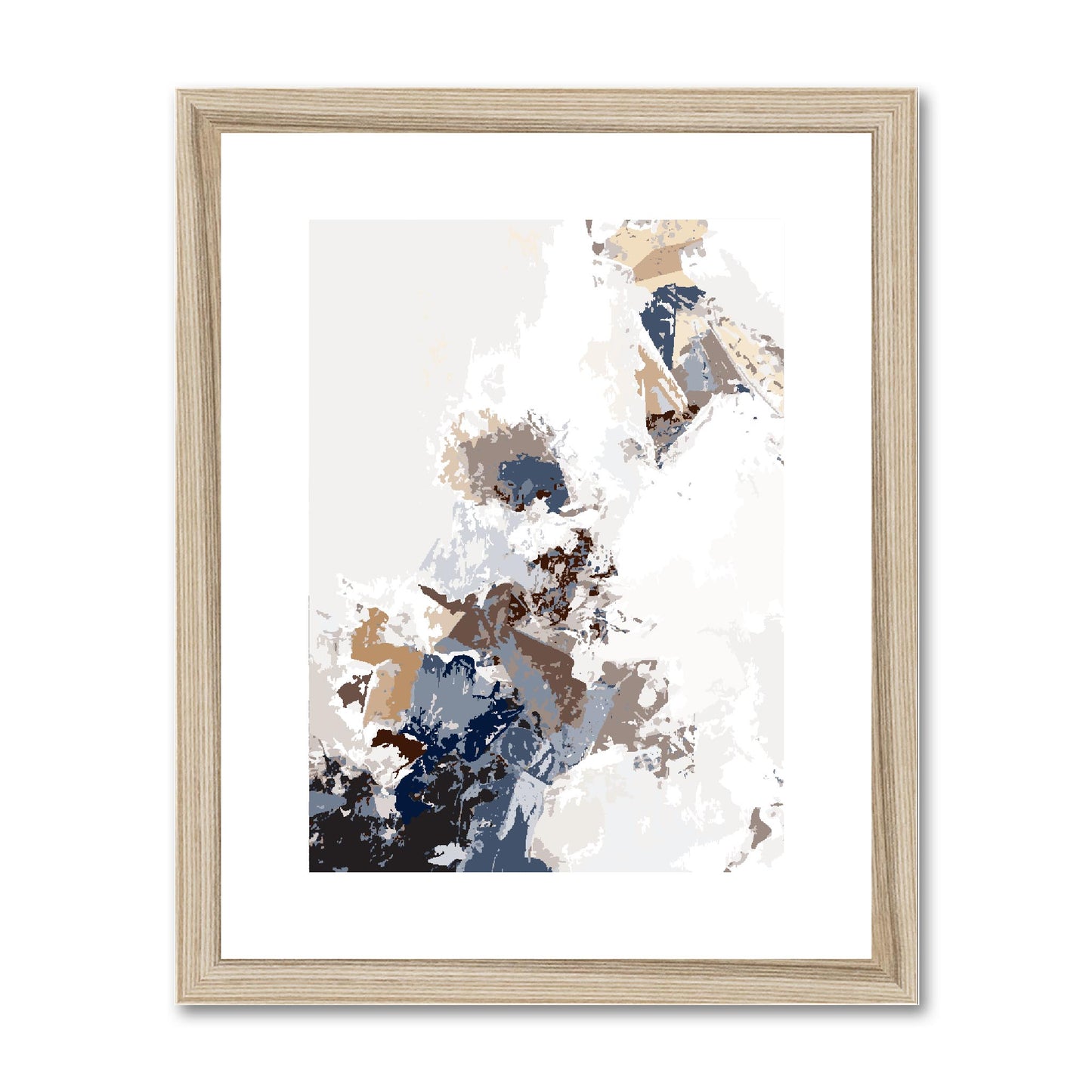 Framed Graphic Art Print, fpv-1160-7694, 11"x14", Natural Frame