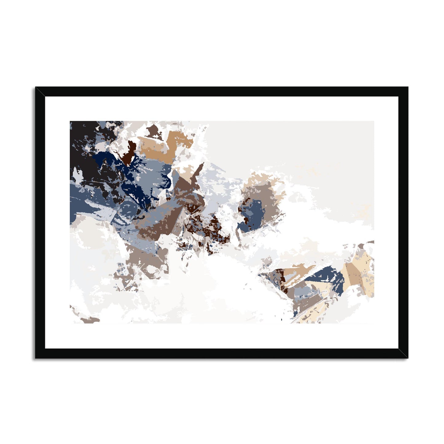 Framed Graphic Art Print, fph-1160-7694, 28"x20", Black Frame