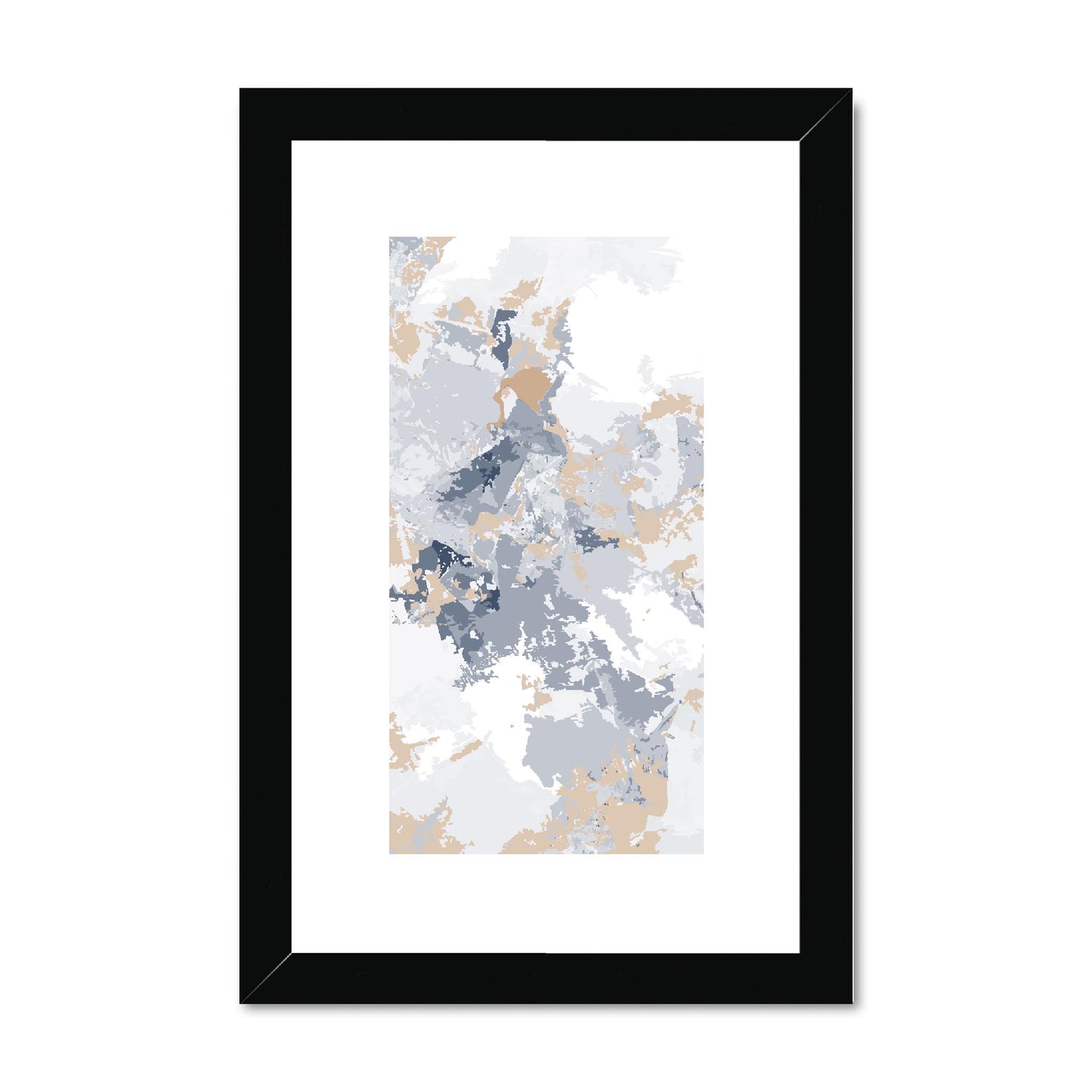 Framed Graphic Art Print, fpv-1160-7698, 8"x12", Black Frame