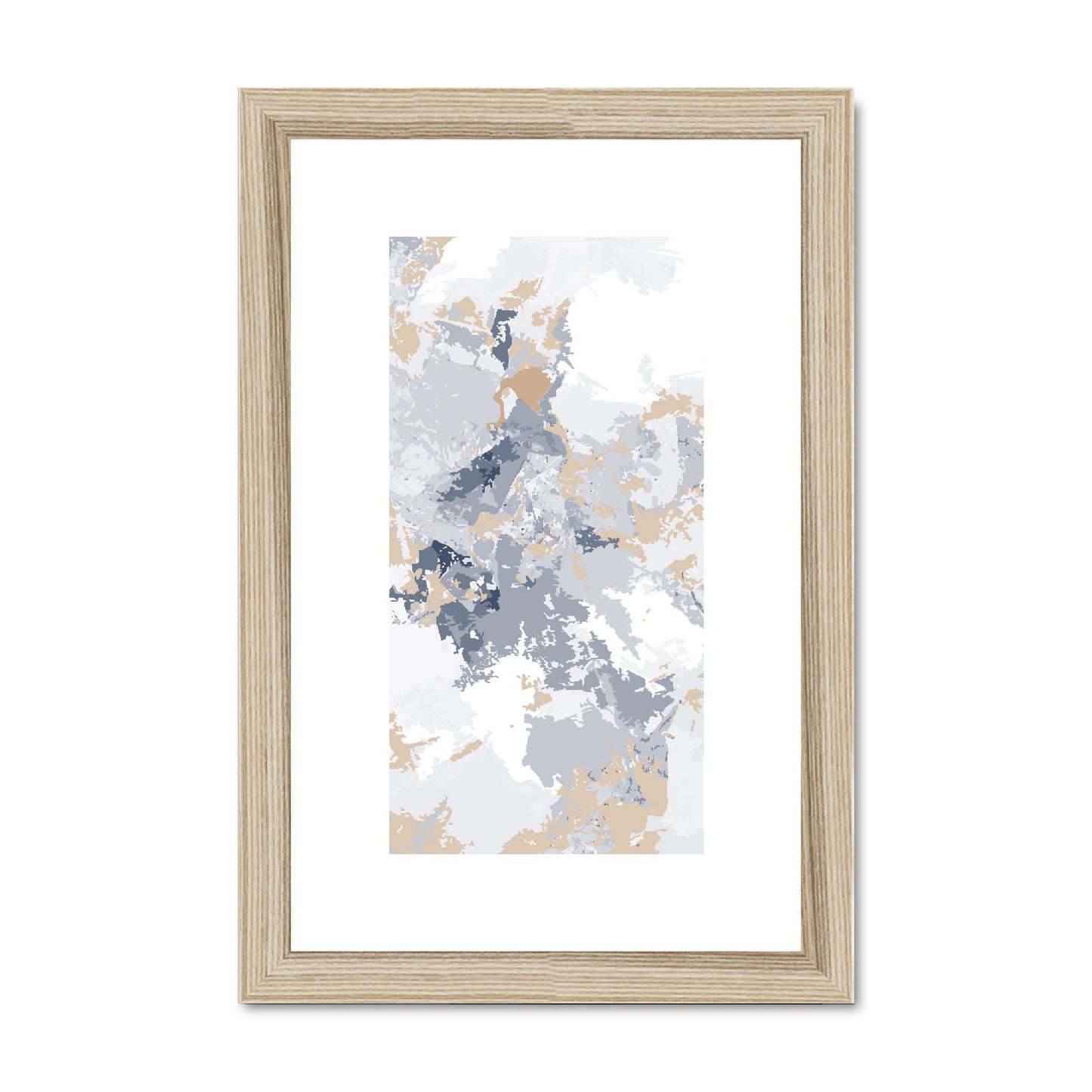 Framed Graphic Art Print, fpv-1160-7698, 8"x12", Natural Frame