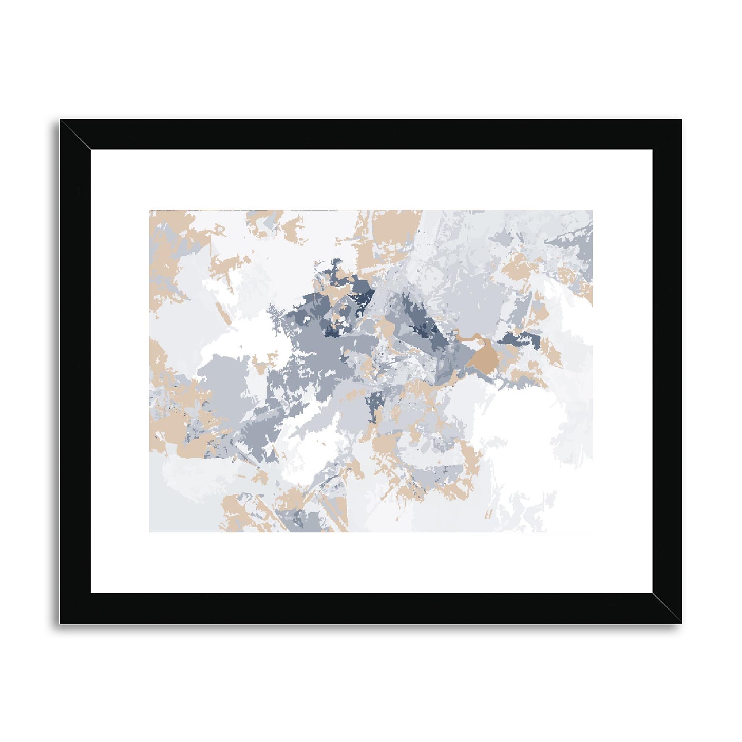 Framed Graphic Art Print, fph-1160-7698, 14"x11", Black Frame