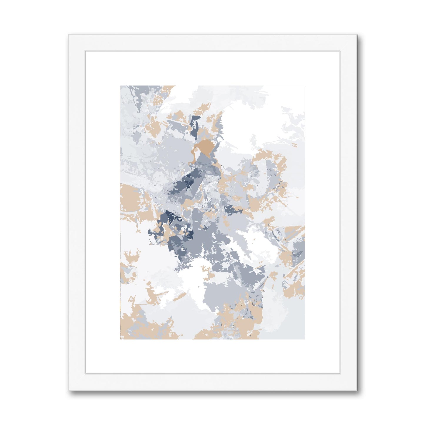 Framed Graphic Art Print, fpv-1160-7698, 11"x14", White Frame