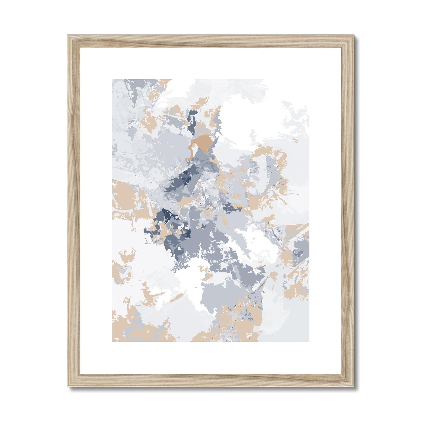 Framed Graphic Art Print, fpv-1160-7698, 16"x20", Natural Frame