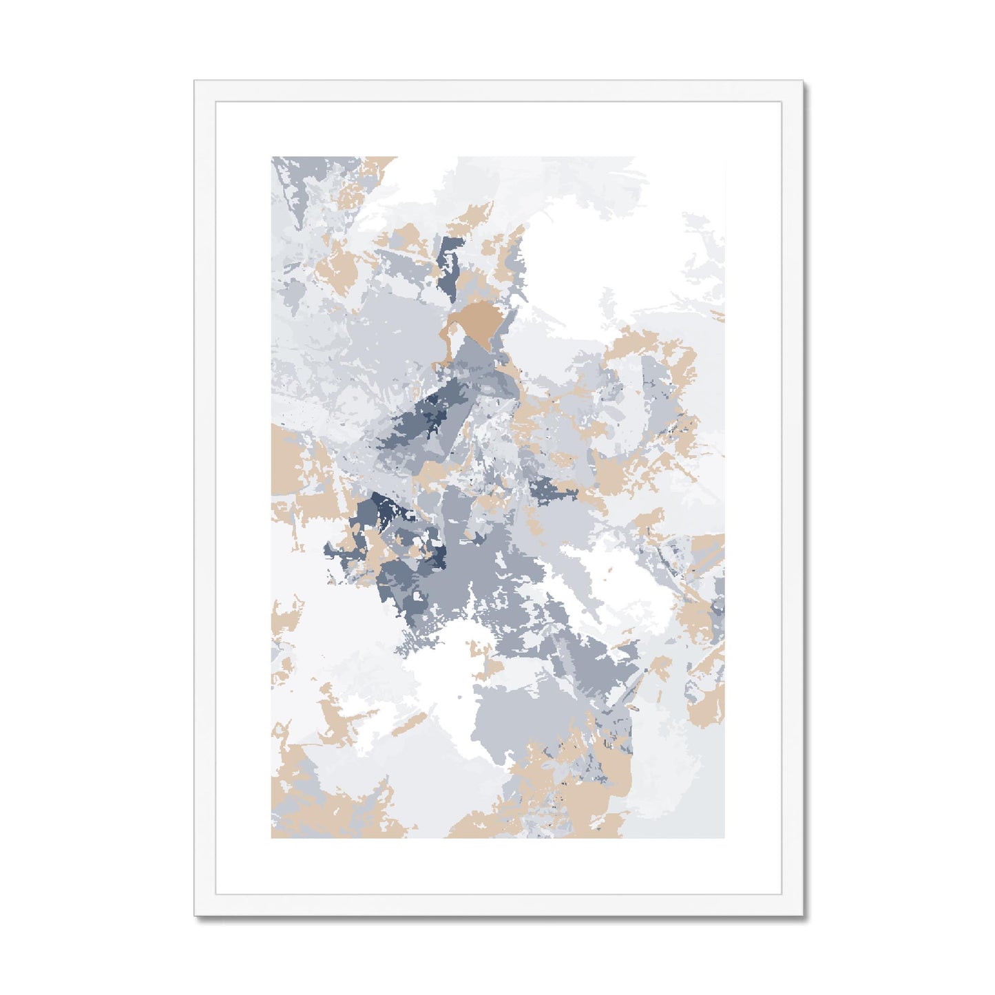 Framed Graphic Art Print, fpv-1160-7698, 20"x28", White Frame