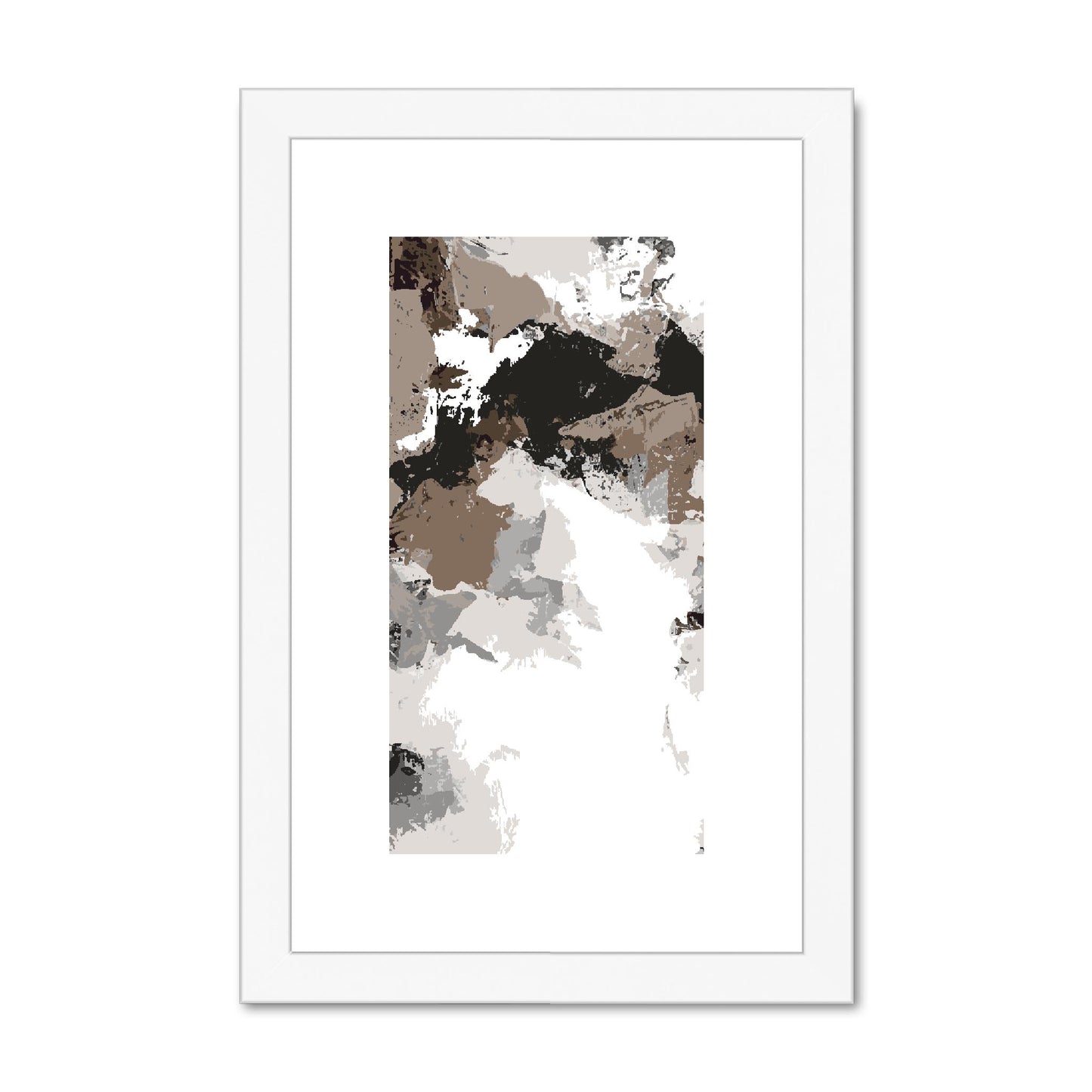 Framed Graphic Art Print, fpv-1170-7692, 8"x12", White Frame