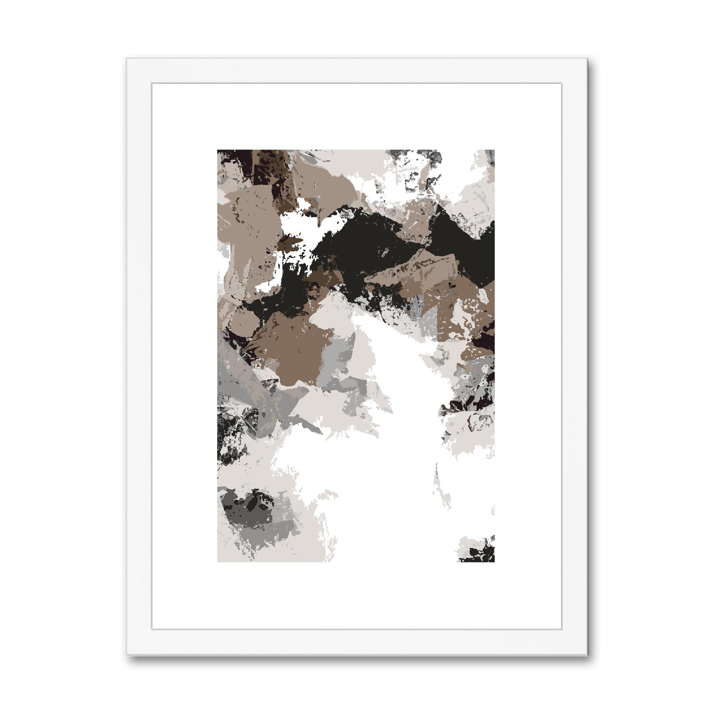 Framed Graphic Art Print, fpv-1170-7692, 12"x16", White Frame