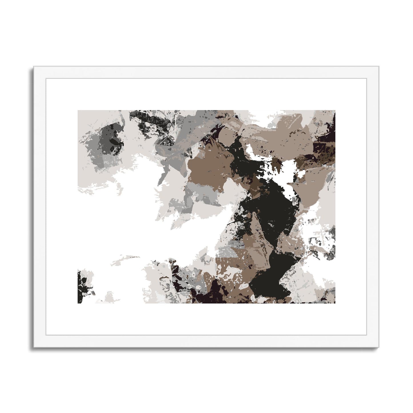 Framed Graphic Art Print, fph-1170-7692, 20"x16", White Frame