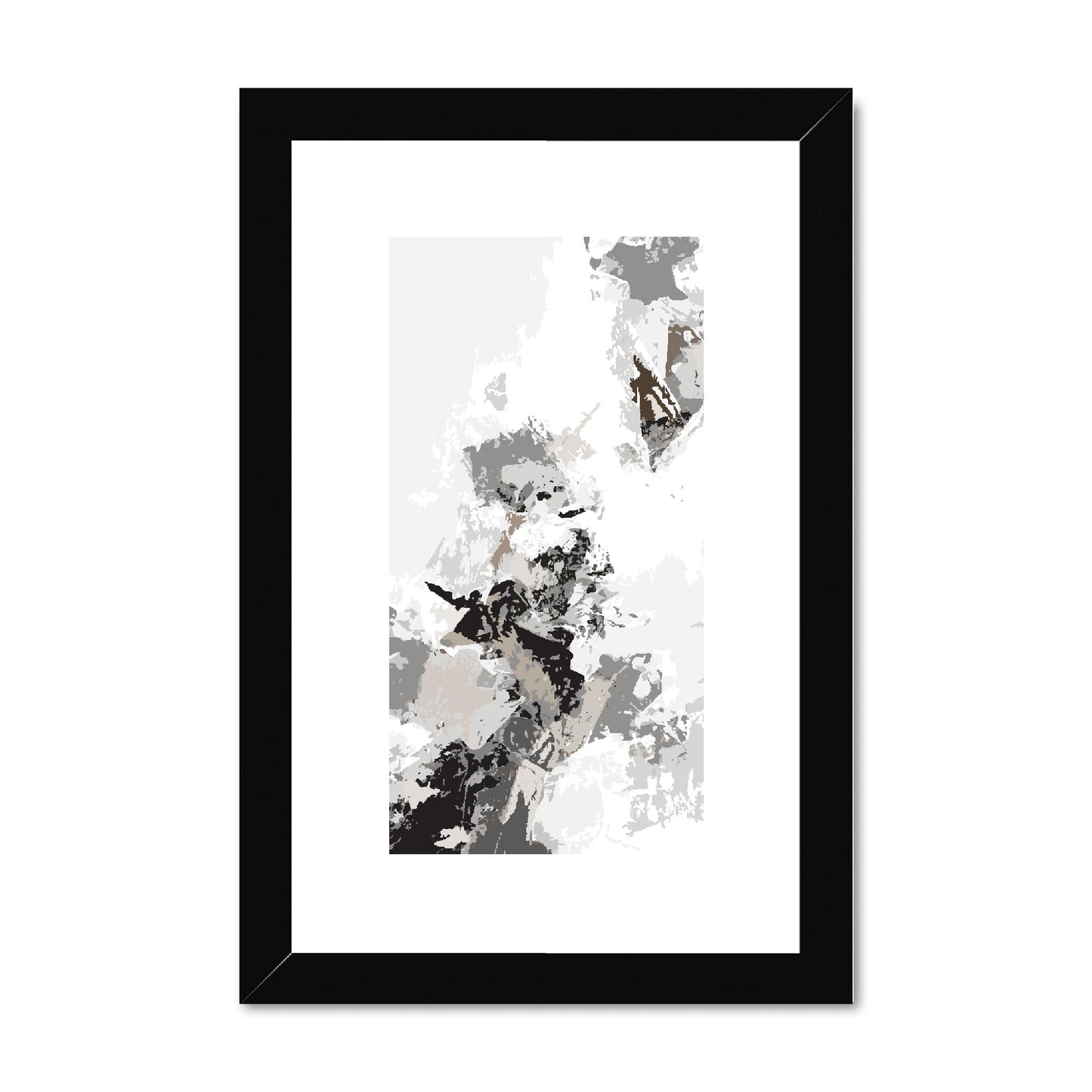 Framed Graphic Art Print, fpv-1170-7694, 8"x12", Black Frame