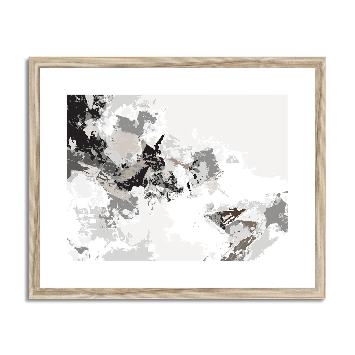 Framed Graphic Art Print, fph-1170-7694, 20"x16", Natural Frame
