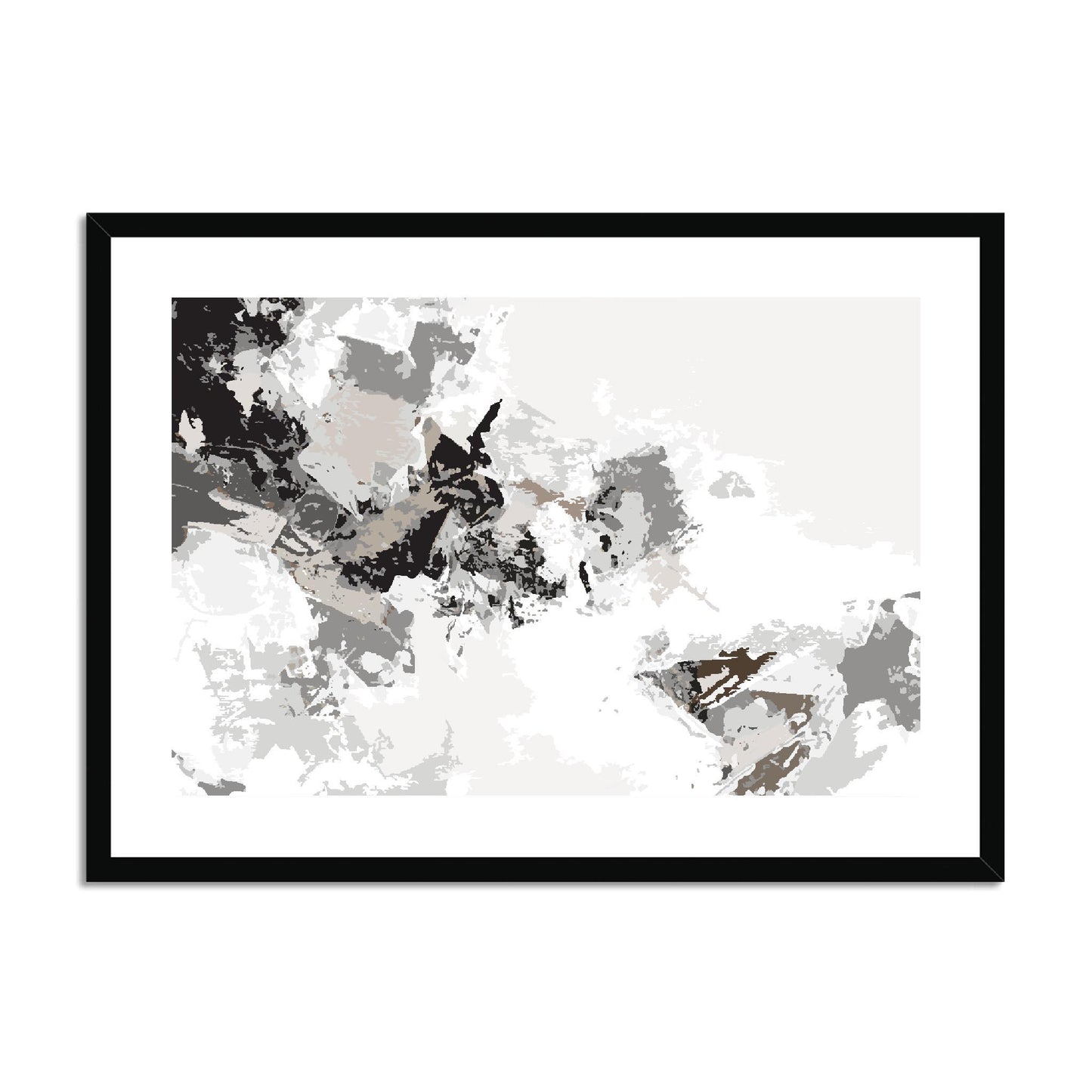 Framed Graphic Art Print, fph-1170-7694, 28"x20", Black Frame