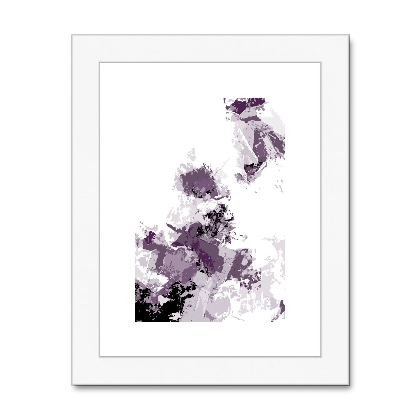 Framed Graphic Art Print, fpv-1180-7694, 6"x8", White Frame