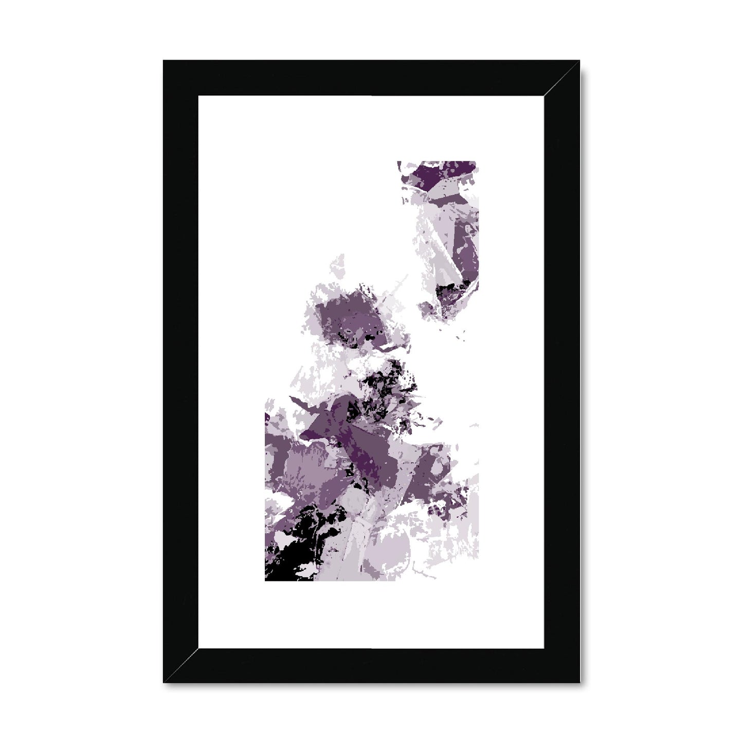 Framed Graphic Art Print, fpv-1180-7694, 8"x12", Black Frame